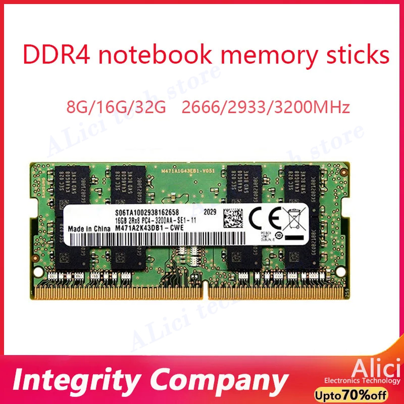 Ddr4 3200Mhz - VOOR Samsung notebook memory sticks DDR4