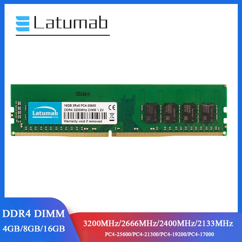 Ddr4 3200 16Gb - Latumab RAM DDR4 Desktop Memoria 2666