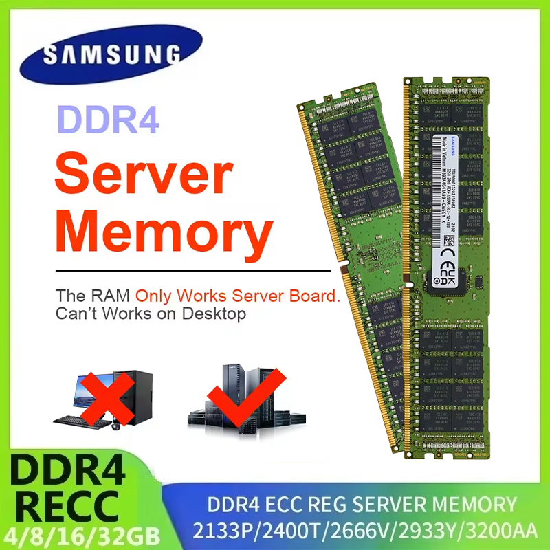 Ddr4 3200Mhz - SAMSUNG Servergeheugen DDR4 RAM 16GB 4GB