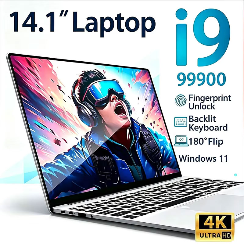 Ddr4 Ram - 14,1' Intel Core i9-9900 Windows 11