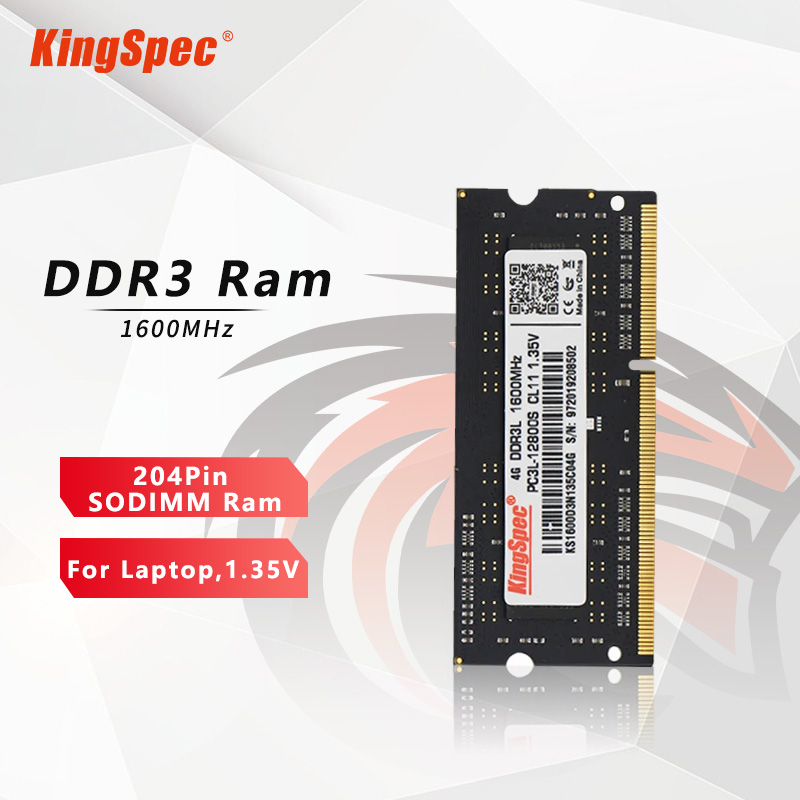 Kingspec DDR3 NB 8 GB 4 GB 160 - Sodimm Ddr4 recensie en prijs