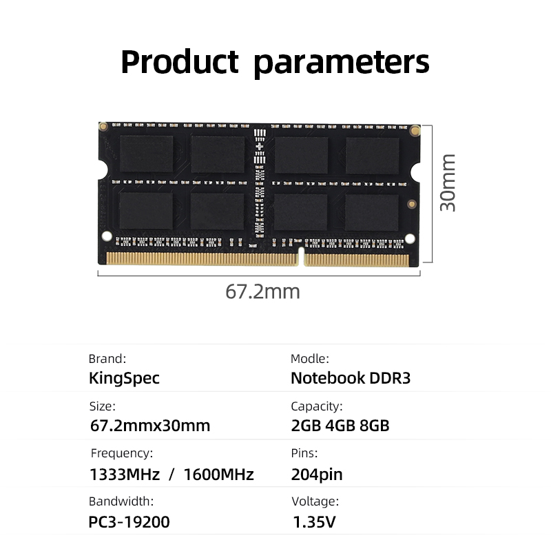 Kingspec DDR3 NB 8 GB 4 GB 160 - Sodimm Ddr4 recensie en prijs