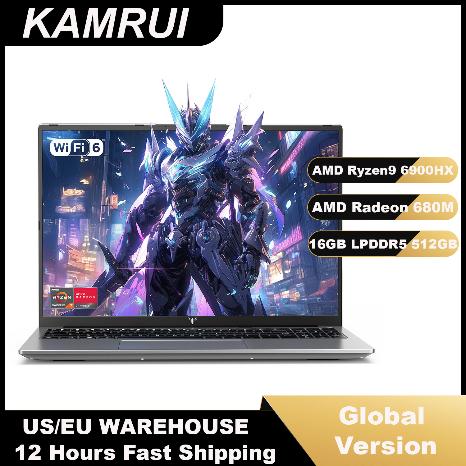 KAMRUI 16 inch laptop AMD Ryze - Ddr4 2400Mhz recensie en prijs