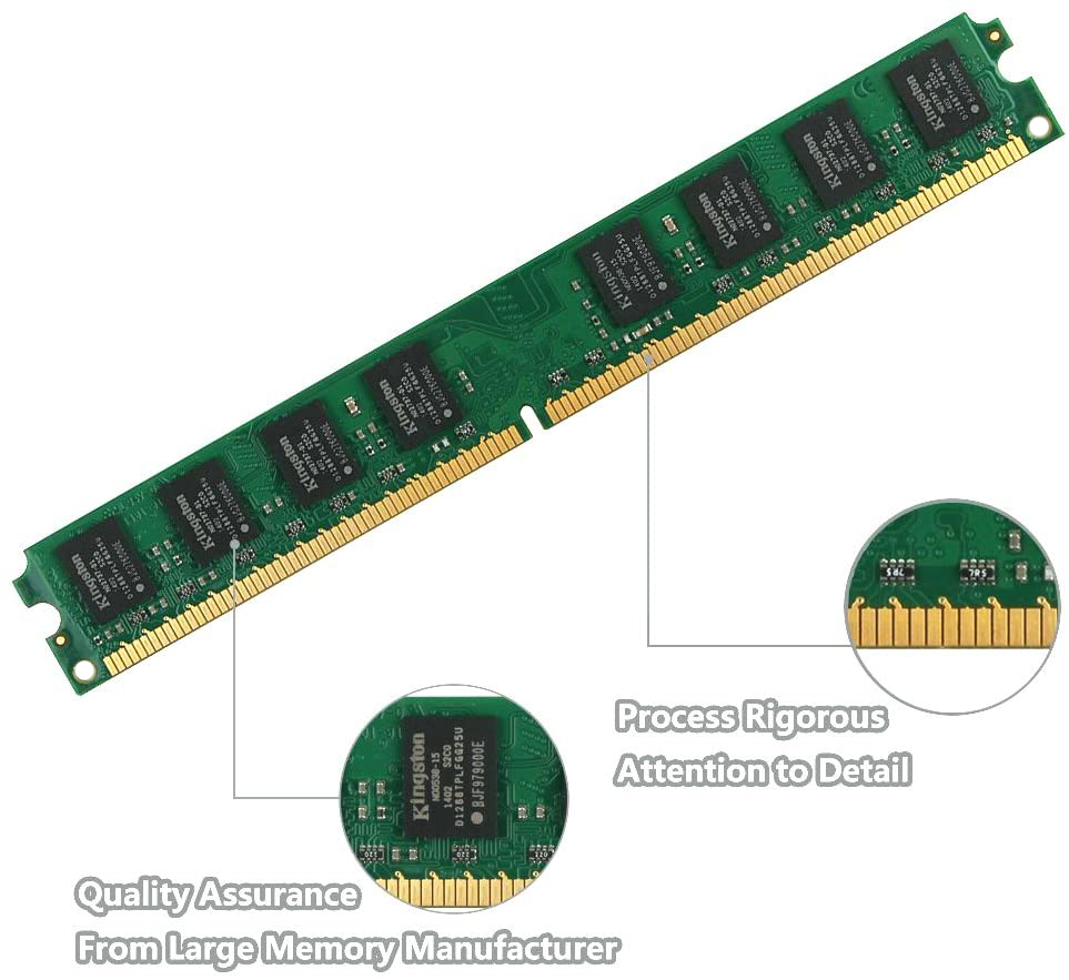 Kingston Memoria Ram Kit Deskt - Ddr2 Ram recensie en prijs