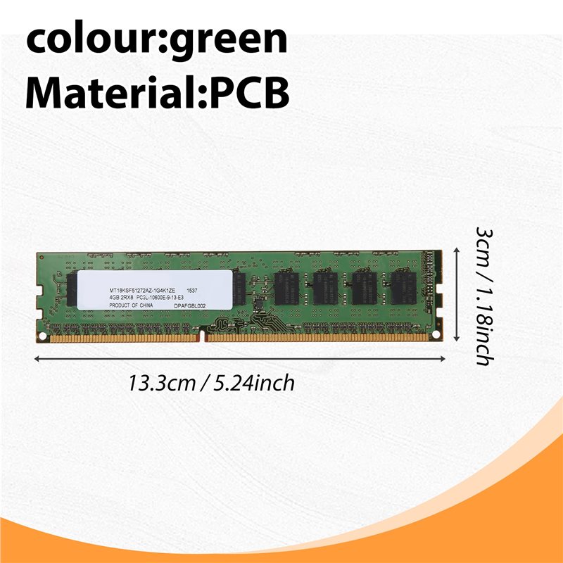 Zeer aanbevolen 4GB 2RX8 PC3-1 - Ecc Ram Server recensie en prijs