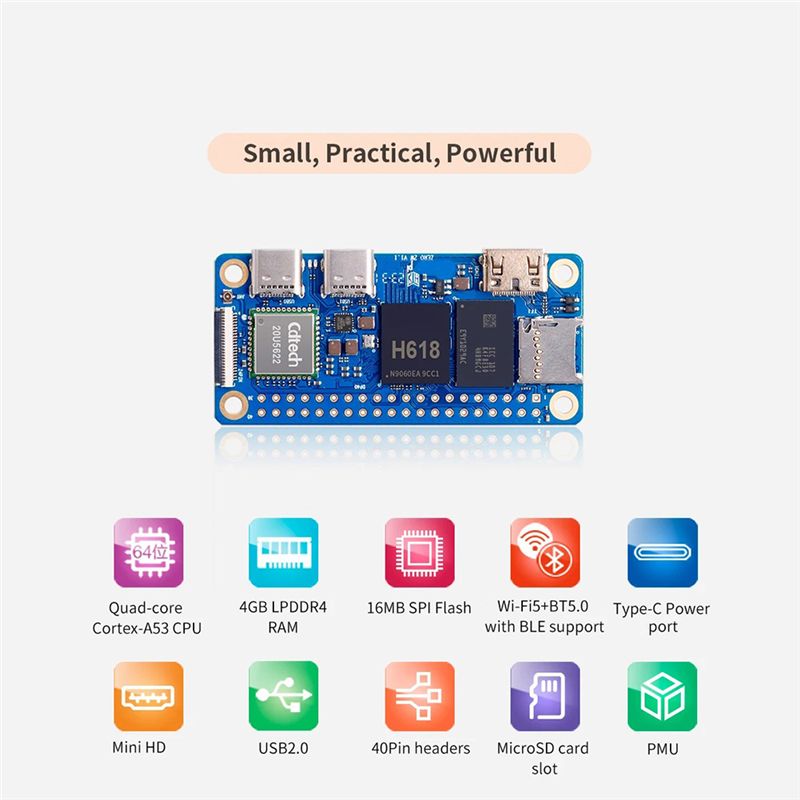 Voor Orange Pi Zero 2W Develop - Ram Memory Module recensie en prijs