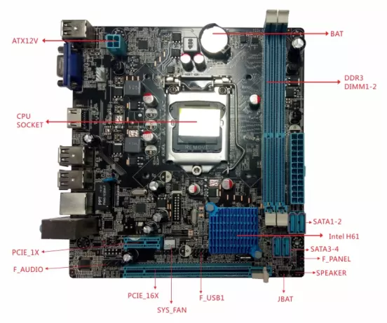 H61 ATX Voeding LGA1150 Moeder - Ddr3 Ram recensie en prijs