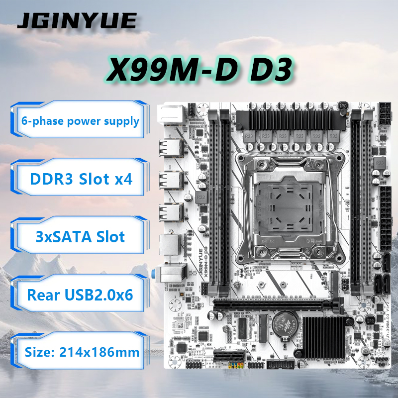 JGINYUE X99 Moederbord LGA2011 - Ecc Ram Server recensie en prijs
