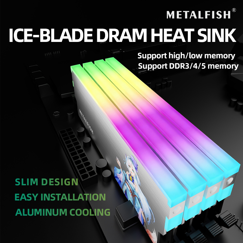 METALFISH DRAM Heatsink 5V-3PI - Ddr4 8Gb recensie en prijs