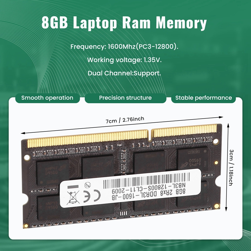 DDR3 8GB Laptop Ram-geheugen 1 - Ram Memory Module recensie en prijs