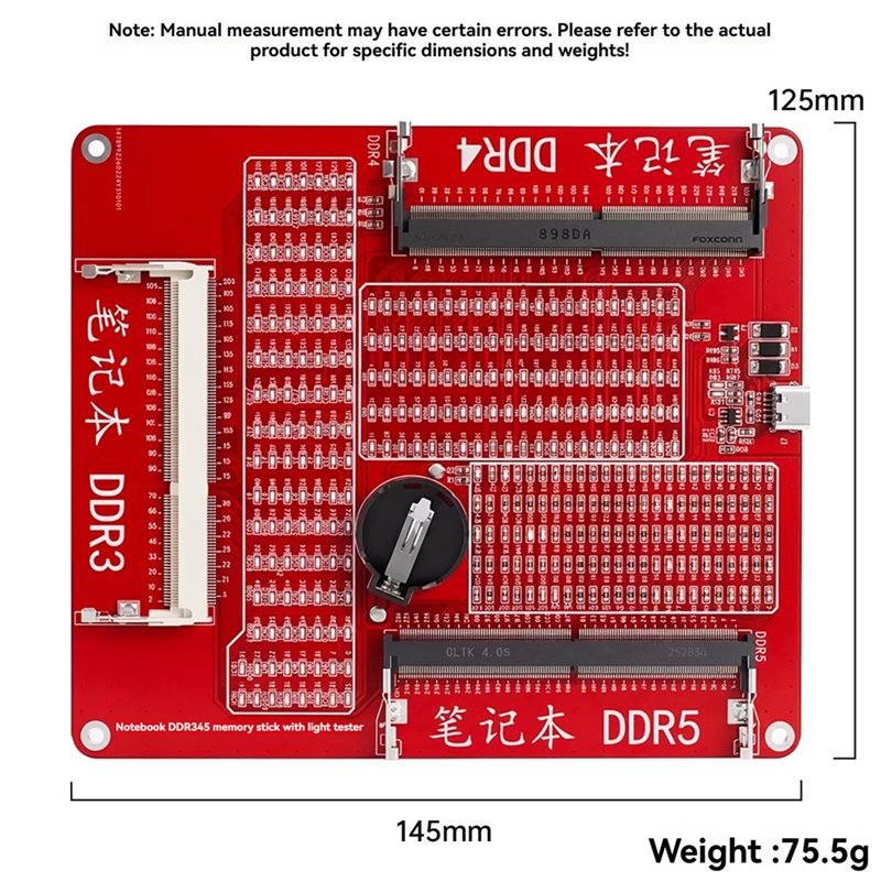 SCLS DDR3/4/5 Geheugentester U - Ram Memory Module recensie en prijs