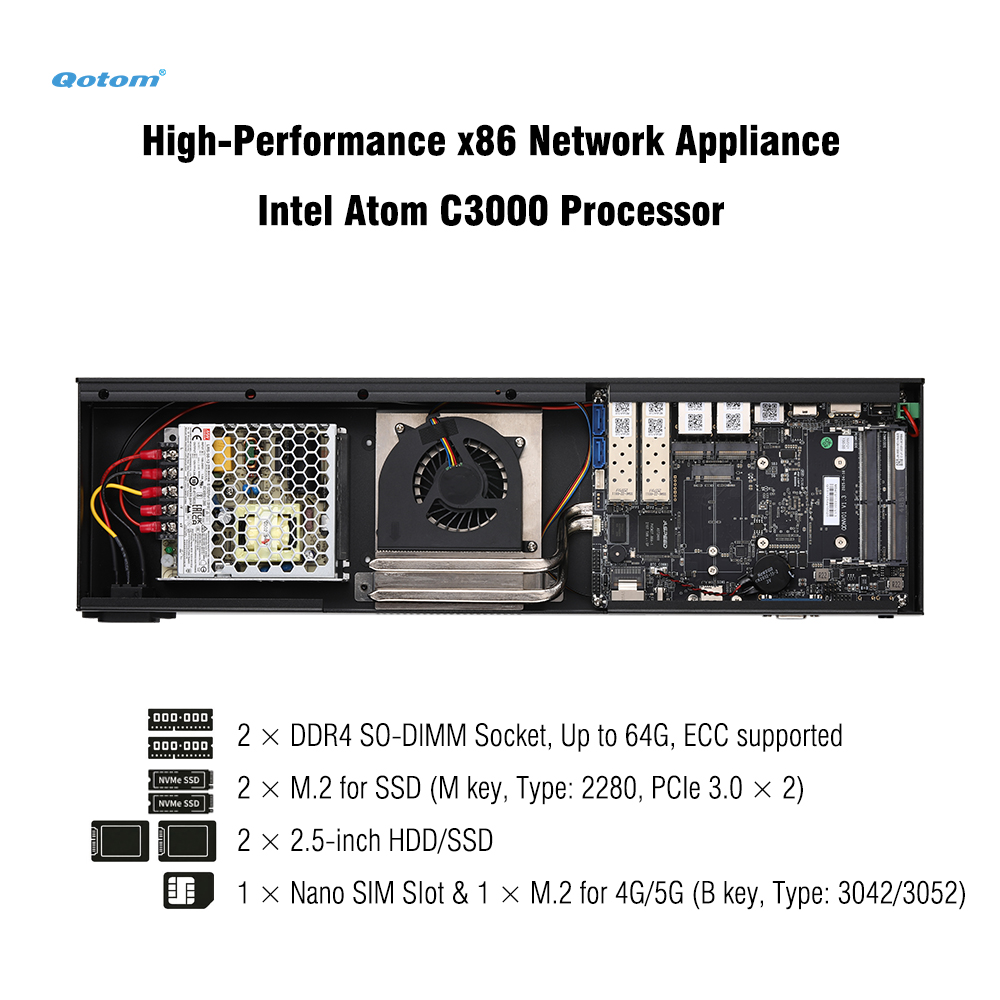 Q20300G9 1U Rack - Atom C3000  - Ddr4 Desktop Ram recensie en prijs